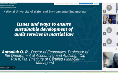 Audit Services in Times of War: Lecture on Ukraine’s Experience Held within the “Ukrainian Voices: Academic Freedom in a Changing World” Series of the Erasmus+ Project “Promoting Academic Freedom in Ukraine”