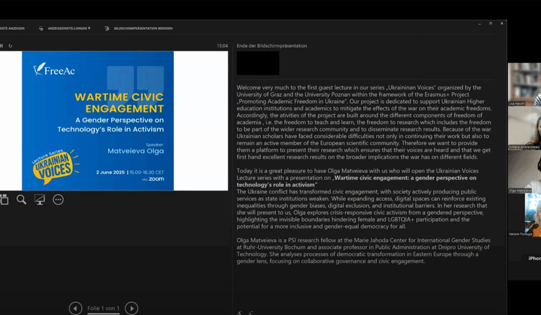 Wartime civic engagement: a gender perspective on technology’s role in activism